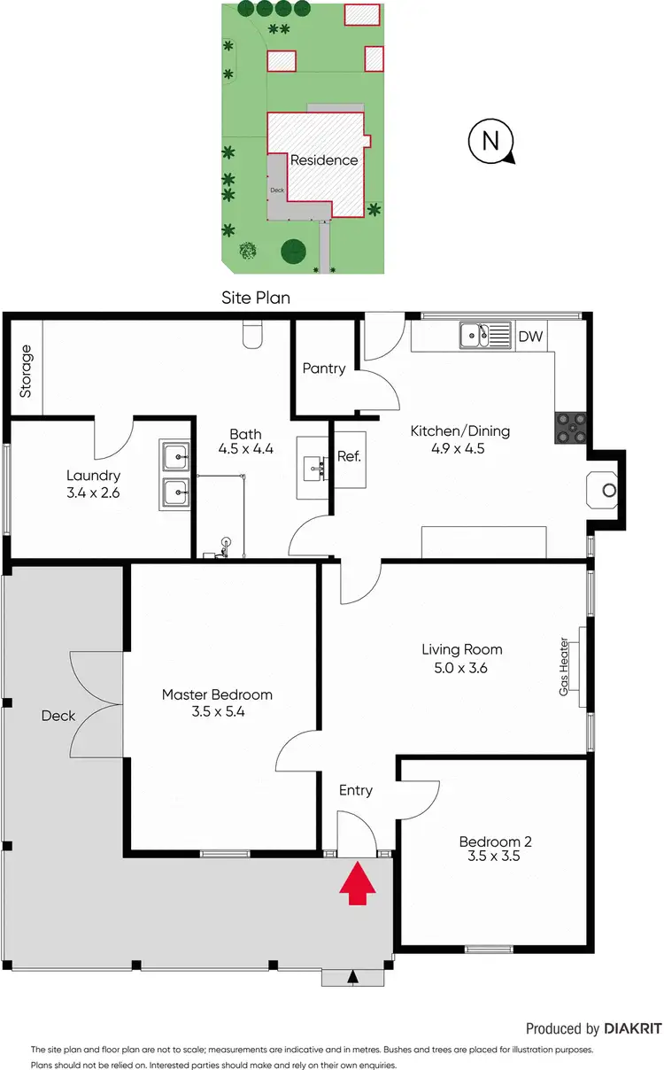 Floorplan of Homely house listing, 60 Main Road, Hepburn Springs VIC 3461