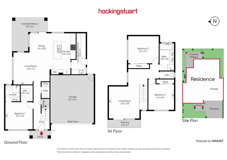Floorplan of Homely townhouse listing, 35A Verdon Street, Dromana VIC 3936