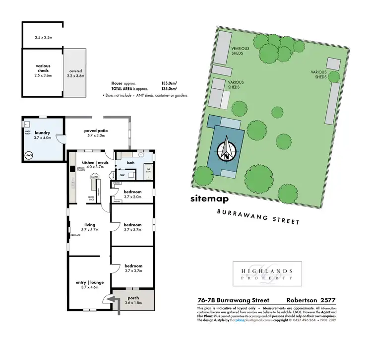 Floorplan of Homely house listing, 76-78 Burrawang Street, Robertson NSW 2577