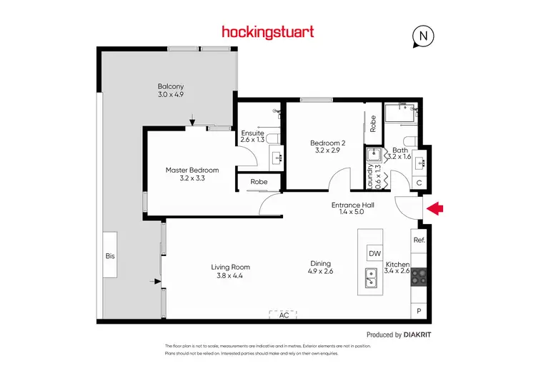 Floorplan of Homely unit listing, 23/17 Eucalyptus Drive, Maidstone VIC 3012