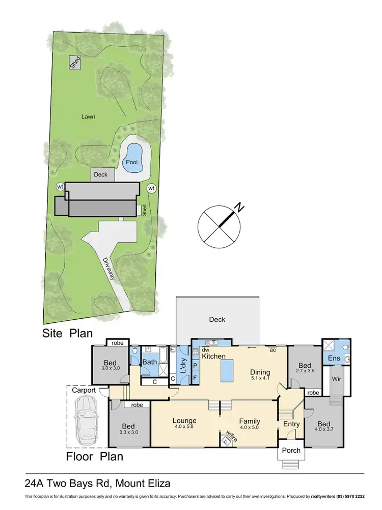 Floorplan of Homely house listing, 24A Two Bays Road, Mount Eliza VIC 3930