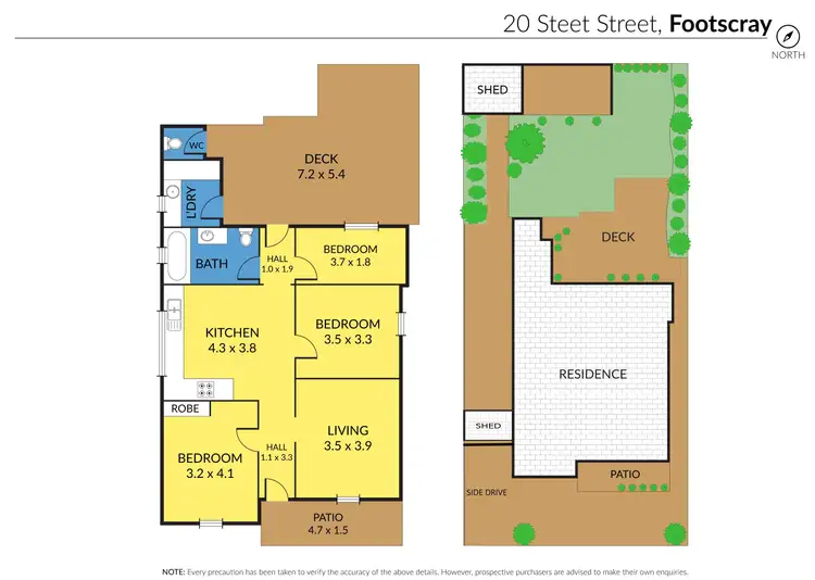 Floorplan of Homely house listing, 20 Steet Street, Footscray VIC 3011
