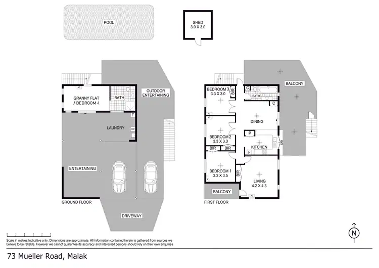 Floorplan of Homely house listing, 73 Mueller Road, Malak NT 812