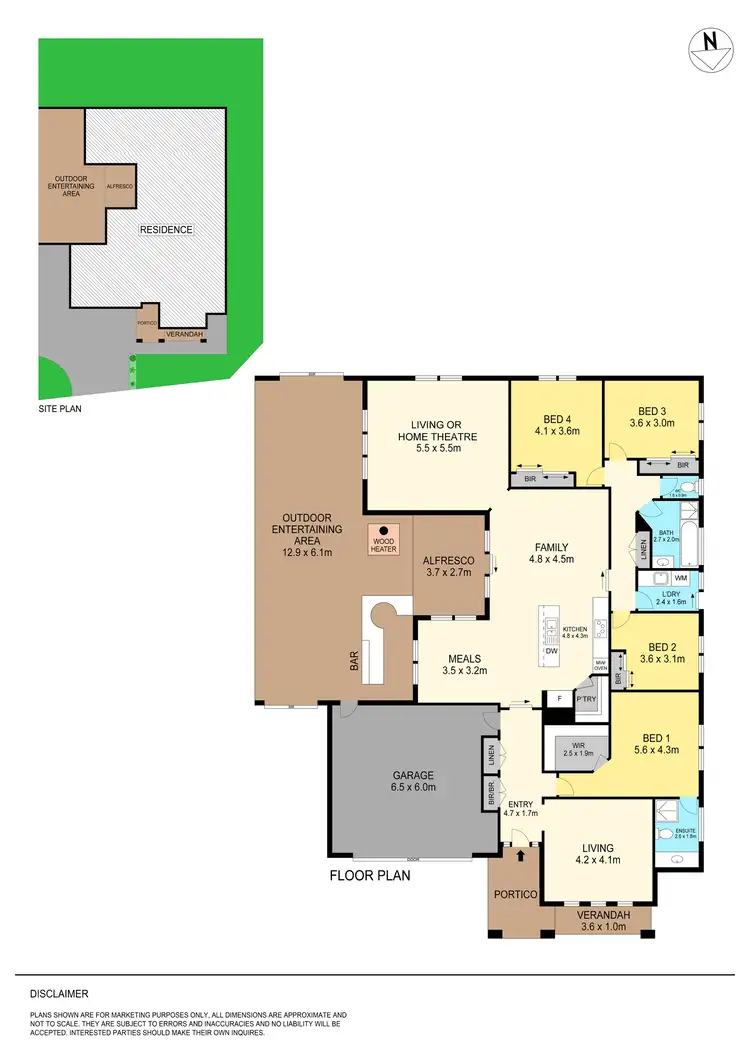 Floorplan of Homely house listing, 9 Carriers Arms Drive, Miners Rest VIC 3352