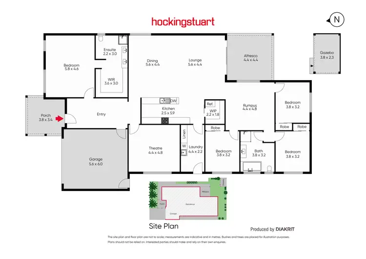 Floorplan of Homely house listing, 4 Metcalfe Street, Eynesbury VIC 3338