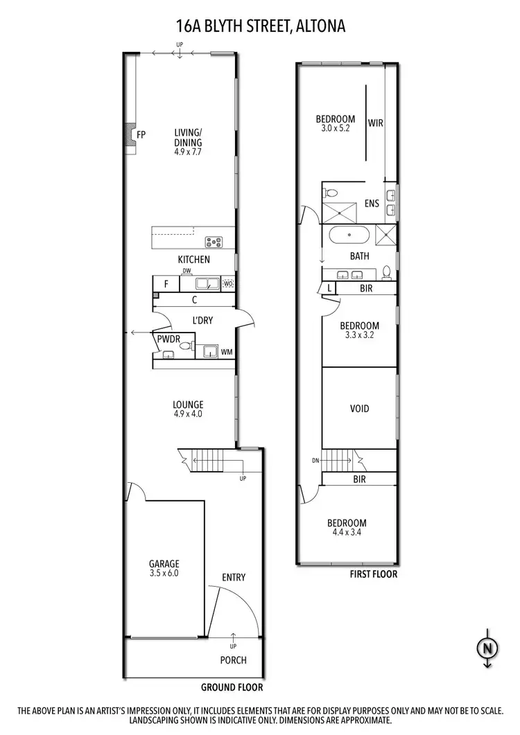 Floorplan of Homely house listing, 16A Blyth Street, Altona VIC 3018