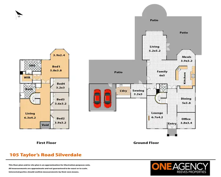 Floorplan of Homely house listing, 105 Taylors Road, Silverdale NSW 2752