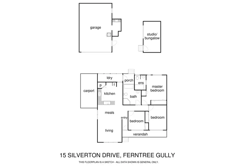 Floorplan of Homely house listing, 15 Silverton Drive, Ferntree Gully VIC 3156
