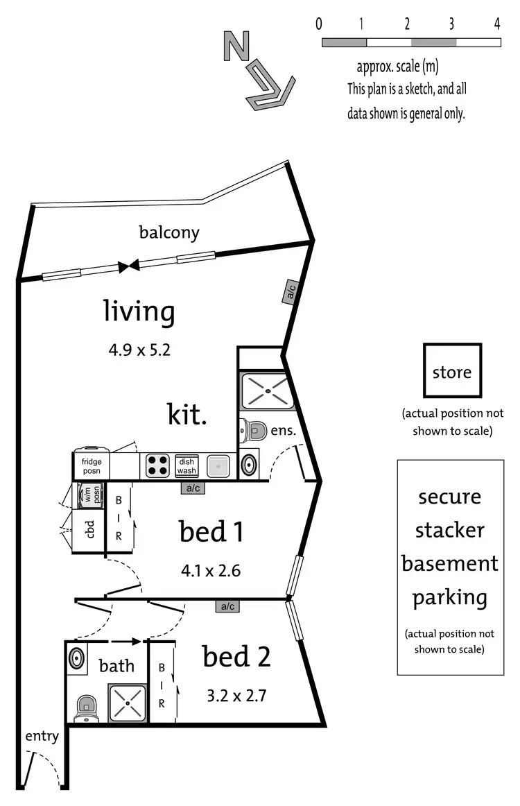 Floorplan of Homely apartment listing, 310/33 Harrow Street, Box Hill VIC 3128