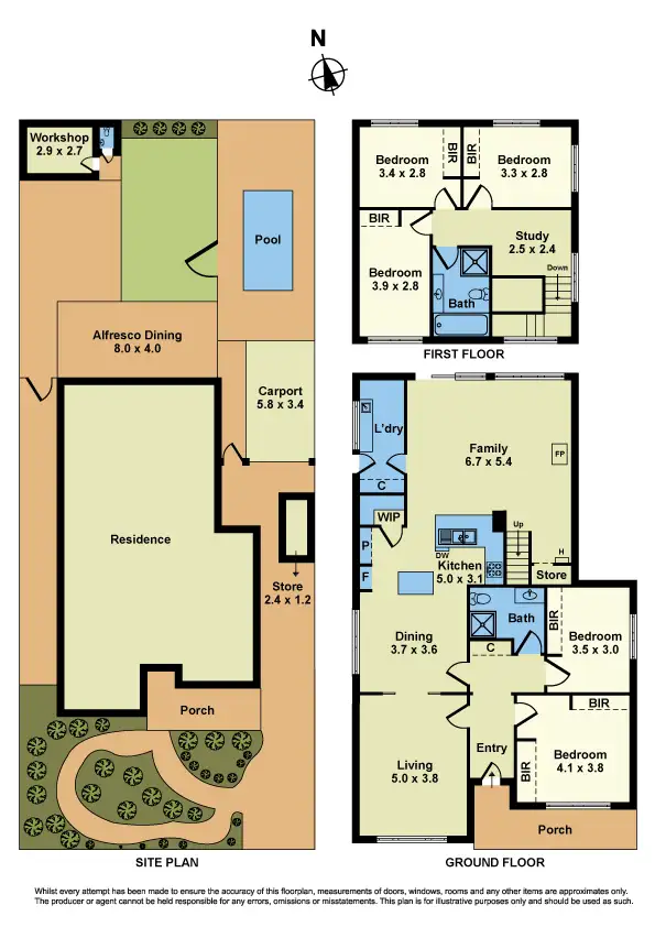 Floorplan of Homely house listing, 66 Ford Street, Newport VIC 3015