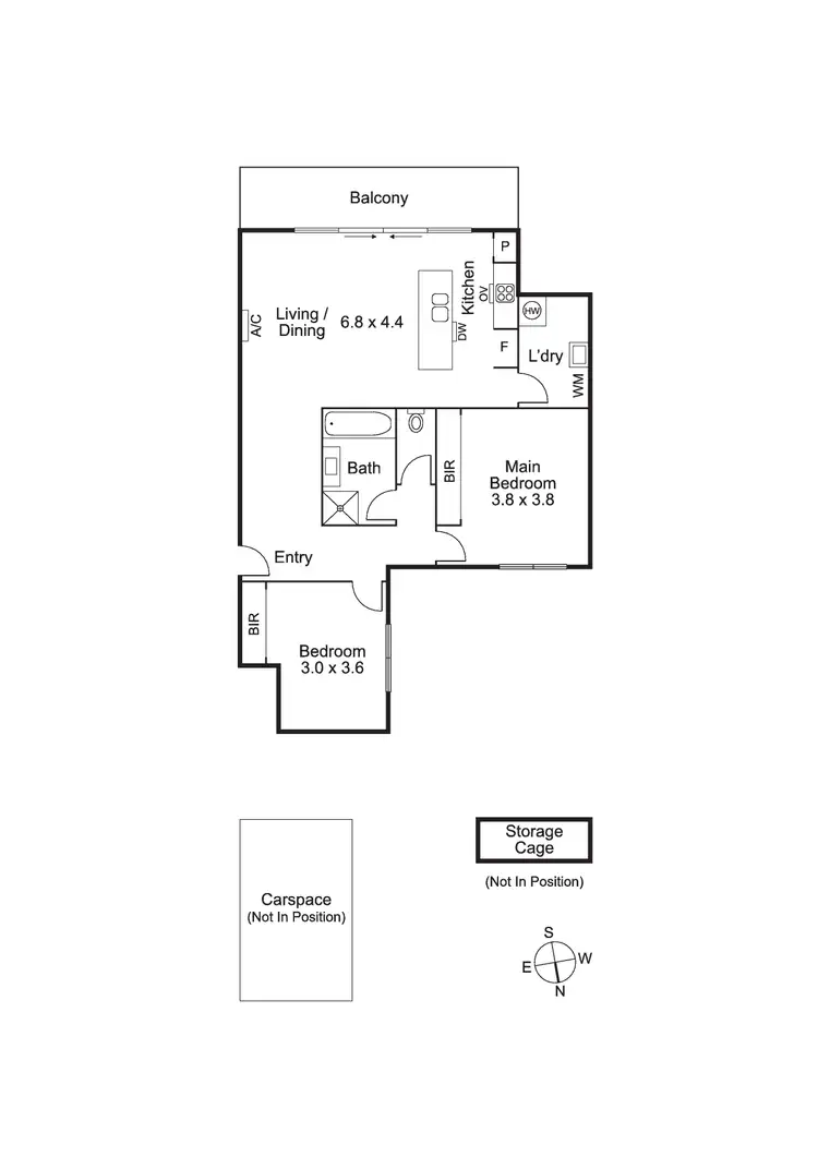 Floorplan of Homely apartment listing, 304/218 High Street, Ashburton VIC 3147