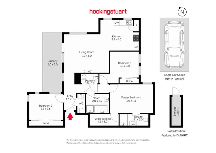 Floorplan of Homely apartment listing, 106/415 Highbury Road, Burwood VIC 3125