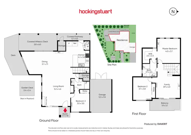 Floorplan of Homely house listing, 22 Parkmore Road, Rosebud VIC 3939