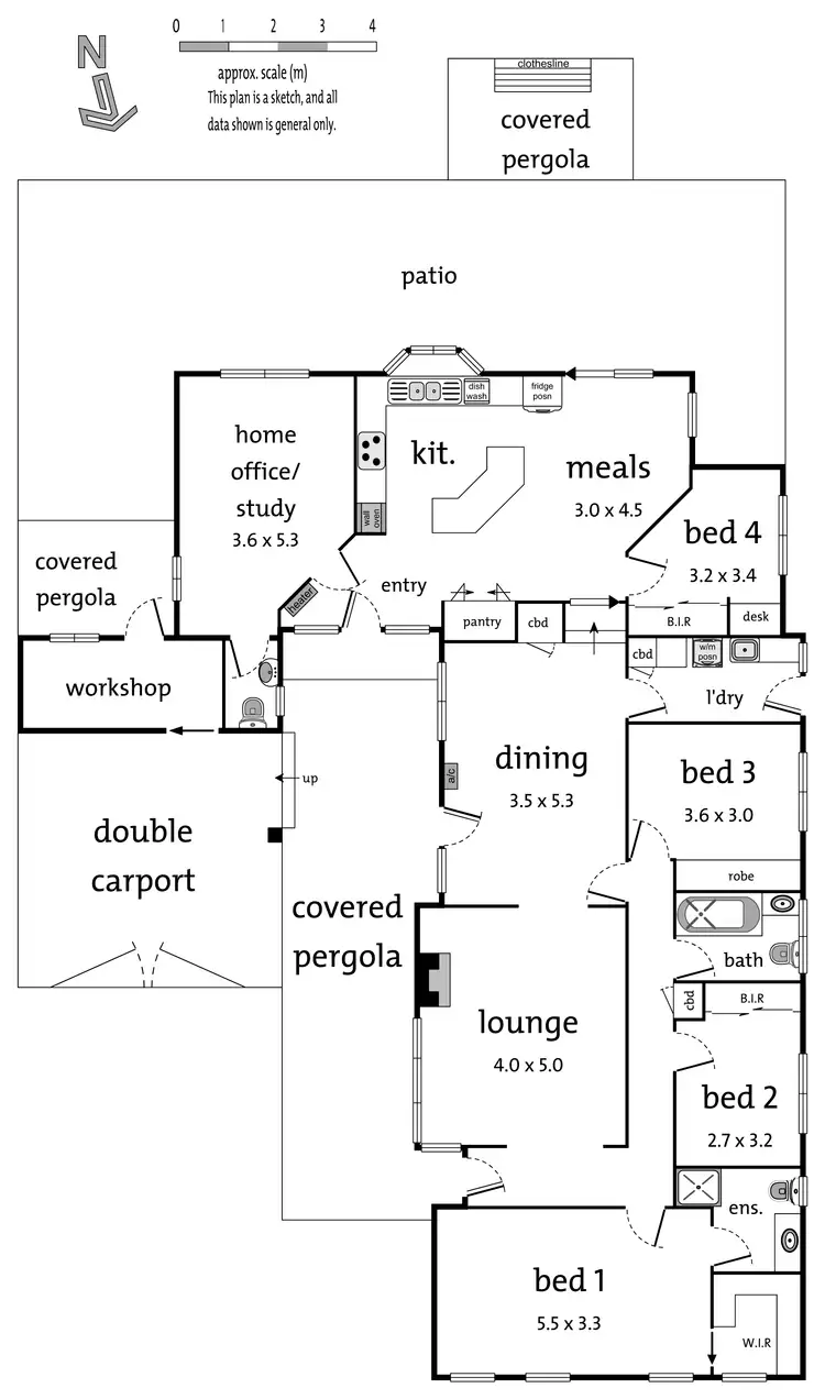 Floorplan of Homely house listing, 40 Bordeaux Street, Doncaster VIC 3108