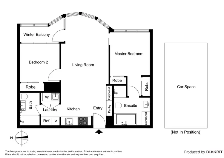 Floorplan of Homely apartment listing, 403/681 Chapel Street, South Yarra VIC 3141