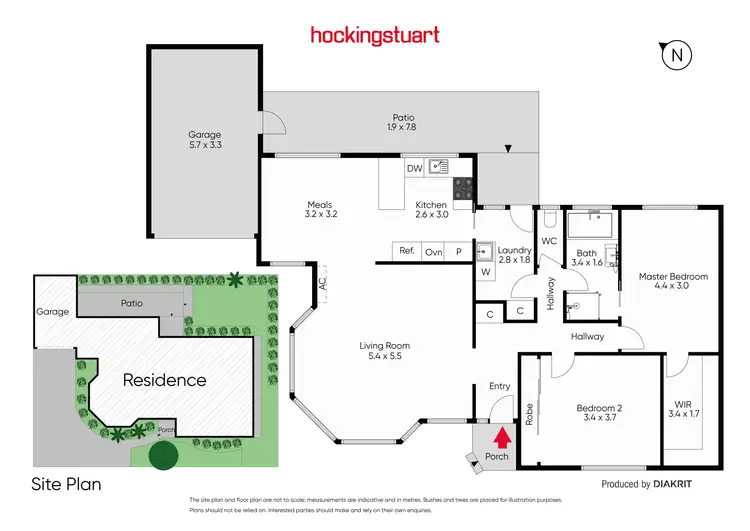 Floorplan of Homely unit listing, 2/45 York Street, Mornington VIC 3931