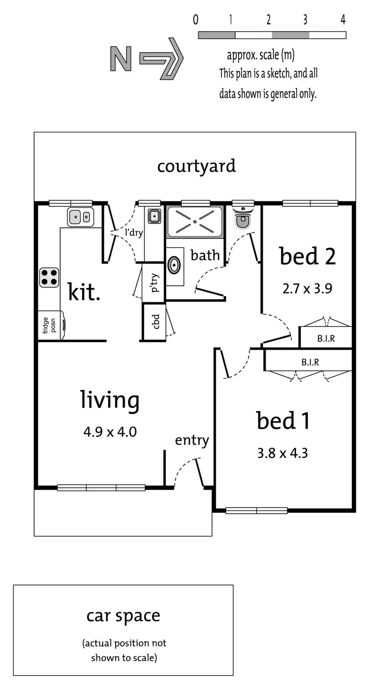 Floorplan of Homely unit listing, 3/38 Nelson Street, Ringwood VIC 3134