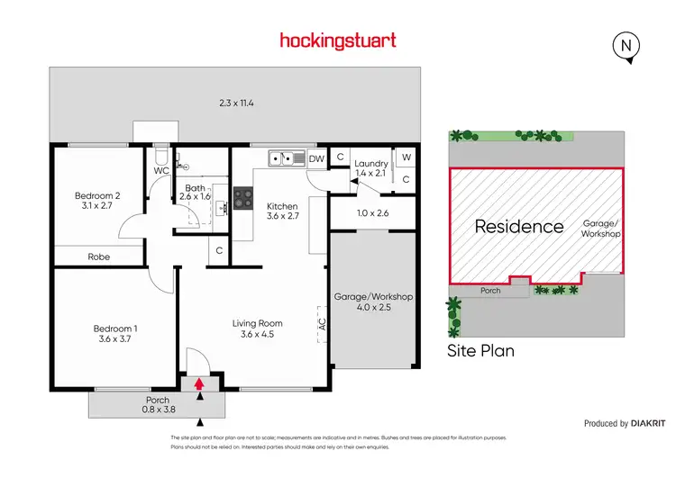 Floorplan of Homely house listing, 2/11 New Street, South Kingsville VIC 3015