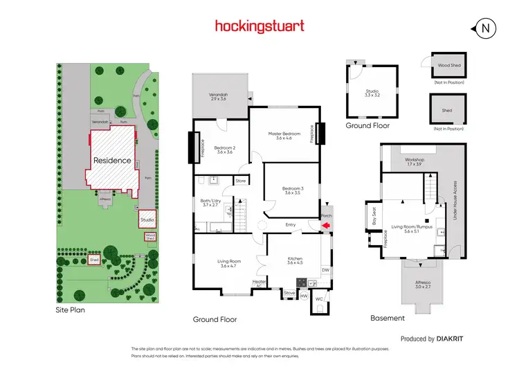 Floorplan of Homely house listing, 50 Main Road, Hepburn Springs VIC 3461
