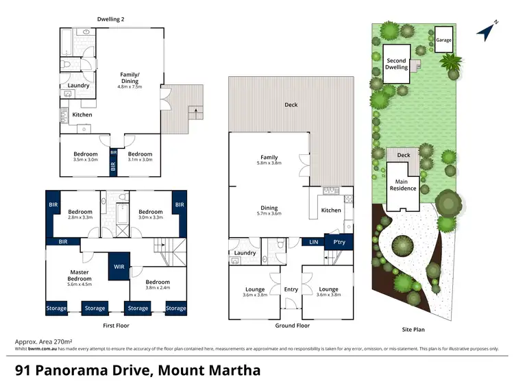 Floorplan of Homely house listing, 91 Panorama Drive, Mount Martha VIC 3934