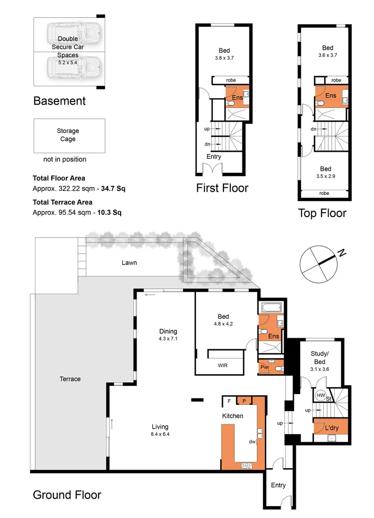 Floorplan of Homely apartment listing, 16 Armytage Drive, Portsea VIC 3944