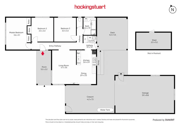 Floorplan of Homely house listing, 8 Suburban Avenue, Invermay Park VIC 3350