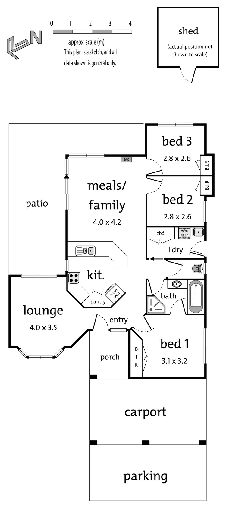 Floorplan of Homely unit listing, 9/46-48 Bonnie View Road, Croydon North VIC 3136