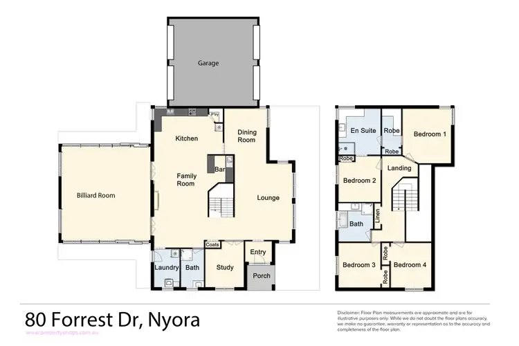 Floorplan of Homely house listing, 80 Forrest Drive, Nyora VIC 3987