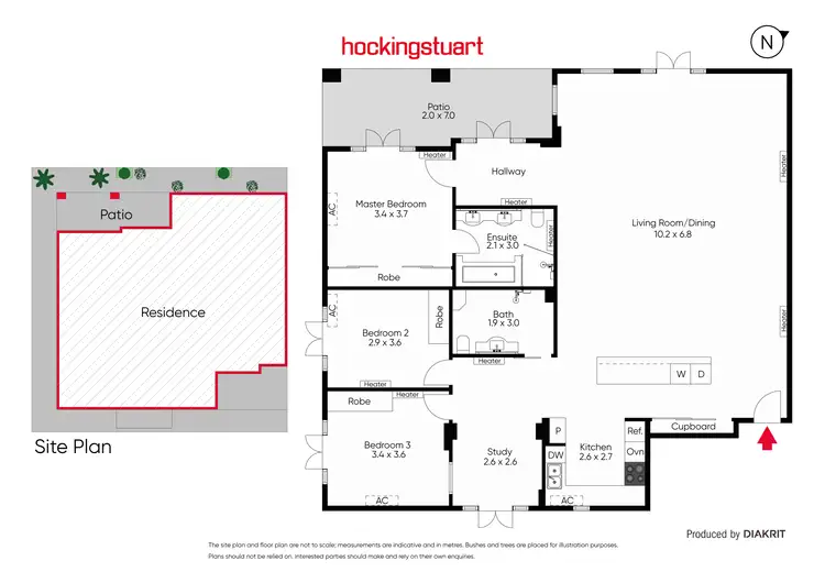 Floorplan of Homely apartment listing, 2/288 Richardson Street, Middle Park VIC 3206