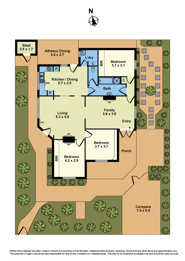 Floorplan of Homely house listing, 98 Mason Street, Newport VIC 3015
