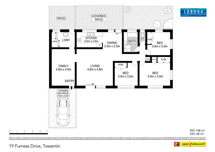 Floorplan of Homely house listing, 19 Furness Drive, Tewantin QLD 4565