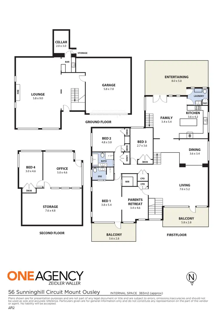 Floorplan of Homely house listing, 56 Sunninghill Circuit, Mount Ousley NSW 2519