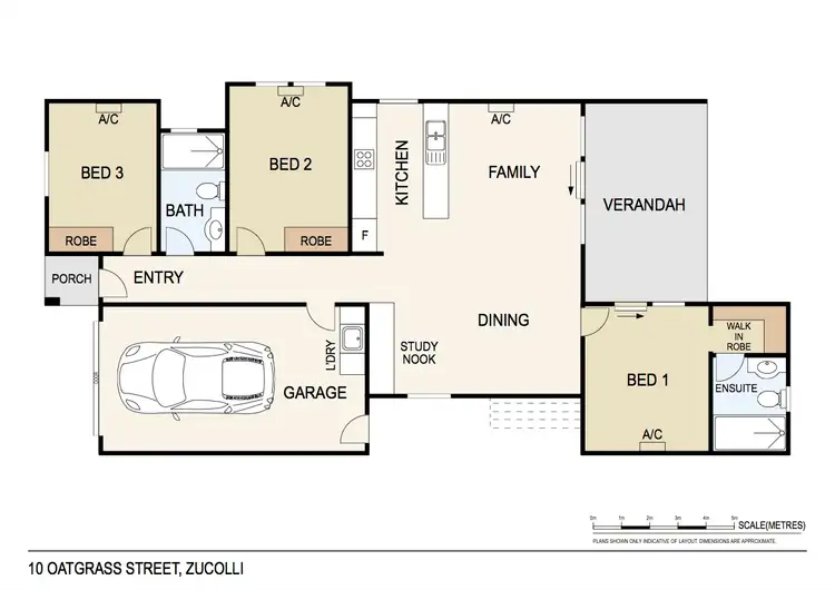 Floorplan of Homely house listing, 10 Oatgrass Street, Zuccoli NT 832