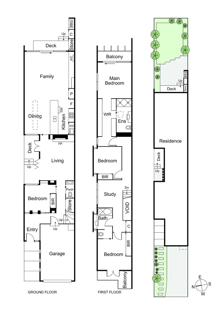 Floorplan of Homely townhouse listing, 6B Wanalta Road, Carnegie VIC 3163