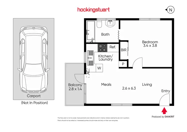 Floorplan of Homely apartment listing, 12/24 Brixton Rise, Glen Iris VIC 3146