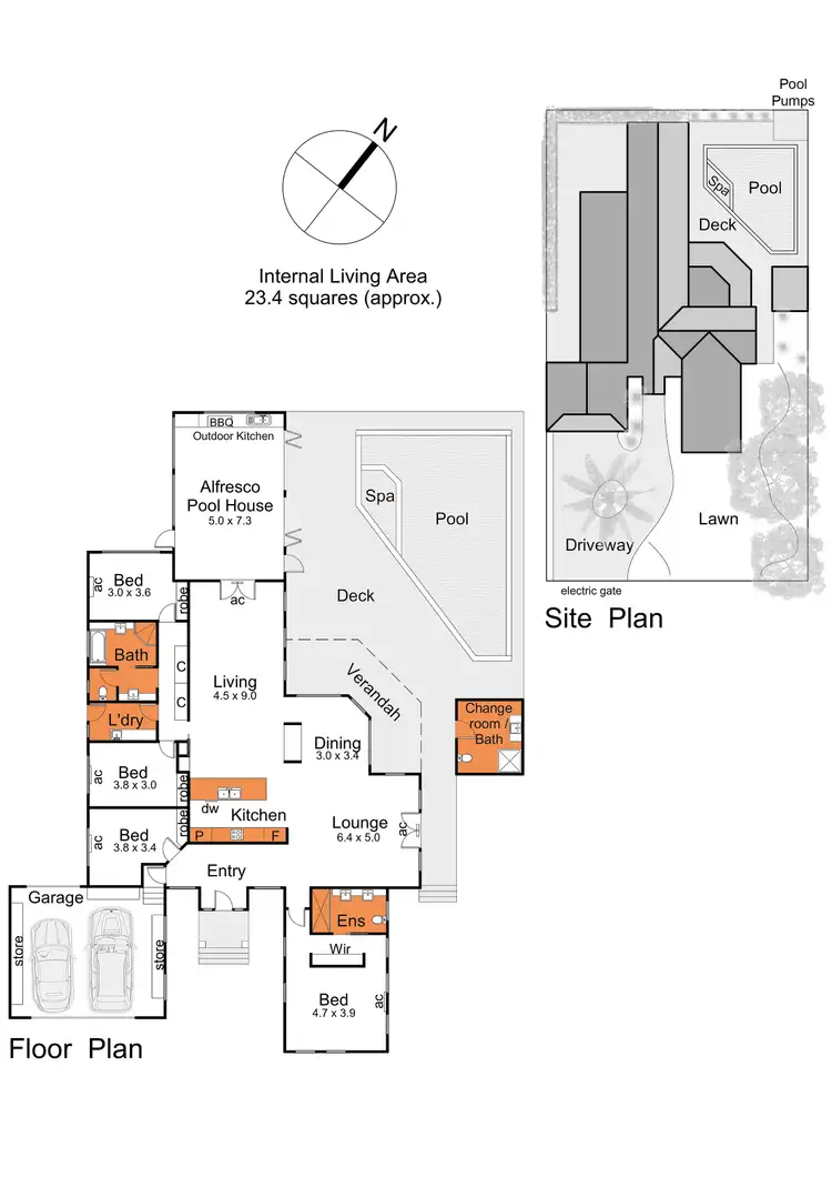 Floorplan of Homely house listing, 32 Dark Parade, Sorrento VIC 3943