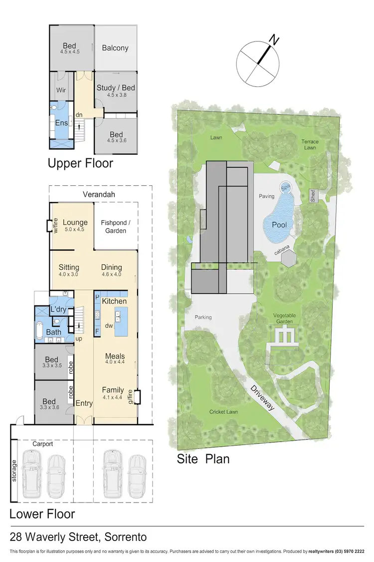 Floorplan of Homely house listing, 28 Waverly Street, Sorrento VIC 3943