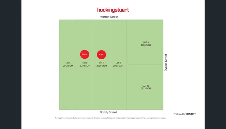 Floorplan of Homely land listing, C/A 9/10 Barkly Street, Glenlyon VIC 3461