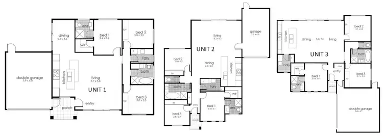 Floorplan of Homely unit listing, 2/5 Gerald Street, Tyabb VIC 3913