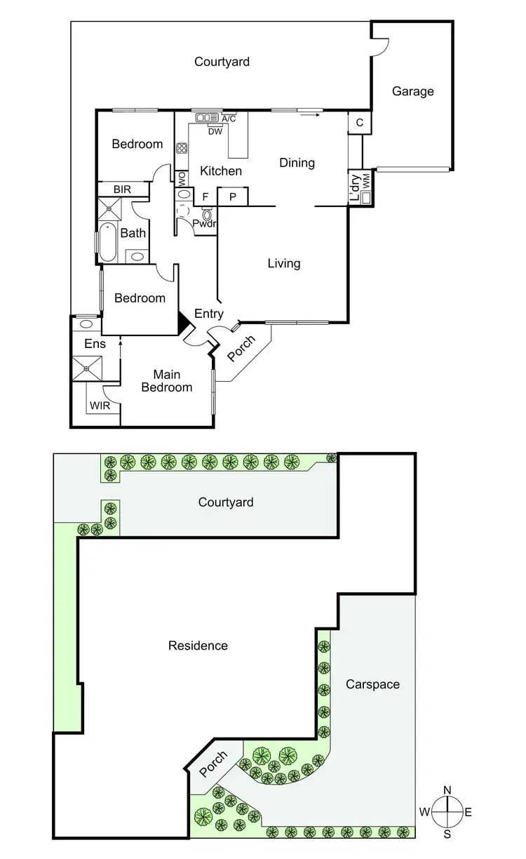 Floorplan of Homely unit listing, 4/23 St Huberts Road, Carnegie VIC 3163