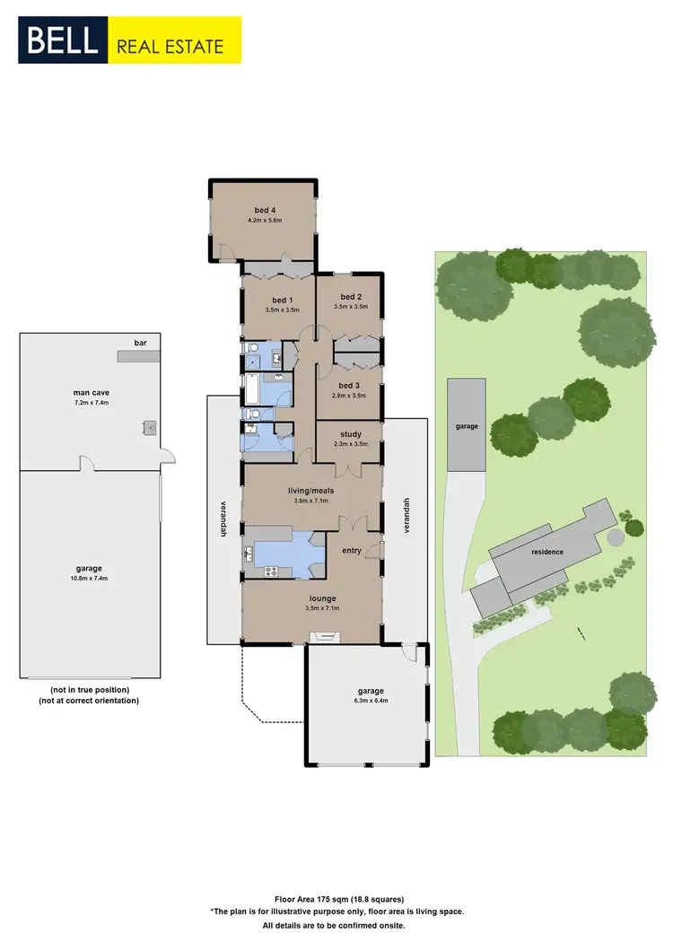 Floorplan of Homely house listing, 384 Cambridge Road, Montrose VIC 3765