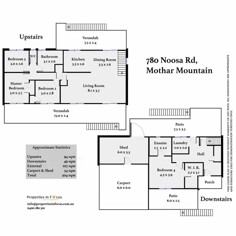 Floorplan of Homely rural property listing, 780 Noosa Road, Mothar Mountain QLD 4570