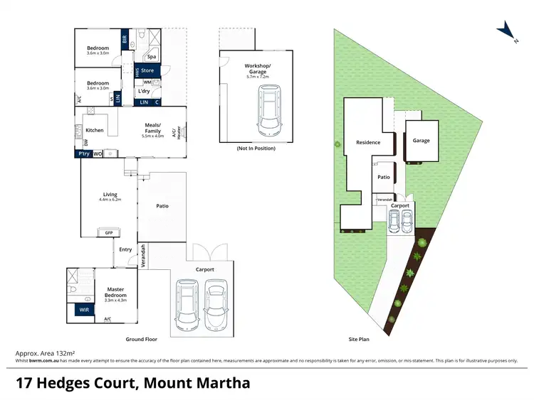 Floorplan of Homely house listing, 17 Hedges Court, Mount Martha VIC 3934