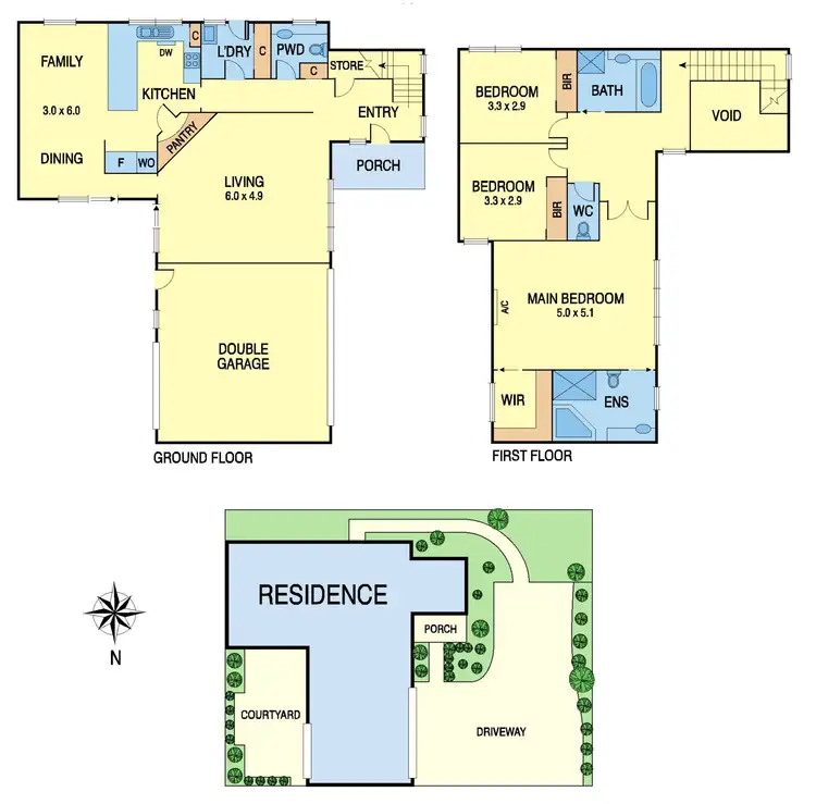 Floorplan of Homely townhouse listing, 6/296 Canterbury Road, Heathmont VIC 3135