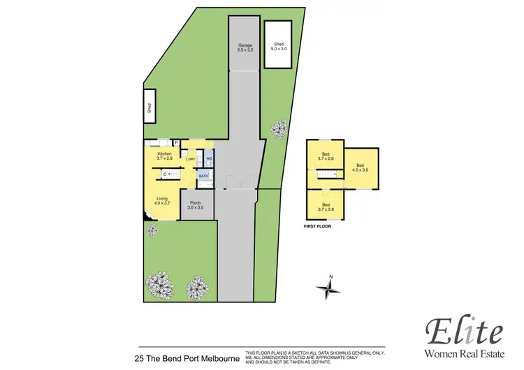 Floorplan of Homely house listing, 25 The Bend, Port Melbourne VIC 3207