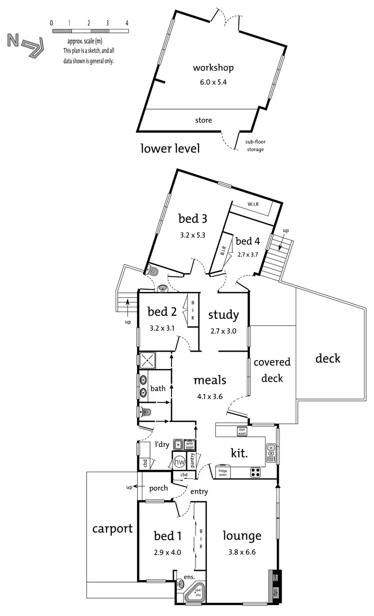 Floorplan of Homely house listing, 23 Bayley Grove, Doncaster VIC 3108