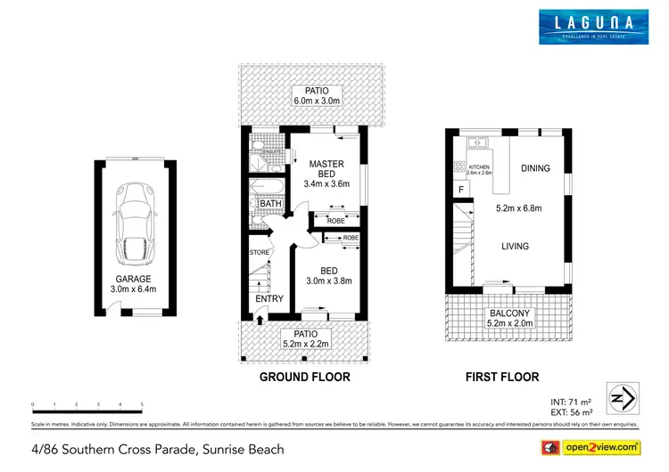 Floorplan of Homely unit listing, 4/86-90 Southern Cross Parade, Sunrise Beach QLD 4567