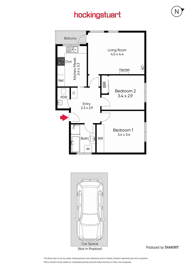 Floorplan of Homely apartment listing, 6/50 Denbigh Road, Armadale VIC 3143