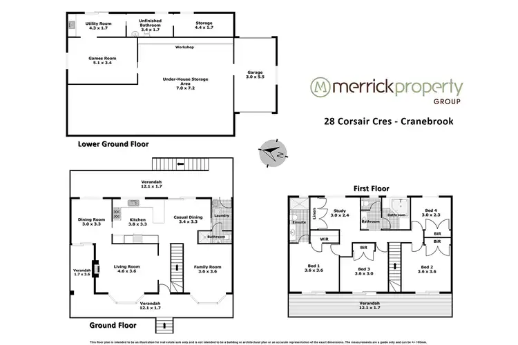 Floorplan of Homely house listing, 28 Corsair Crescent, Cranebrook NSW 2749