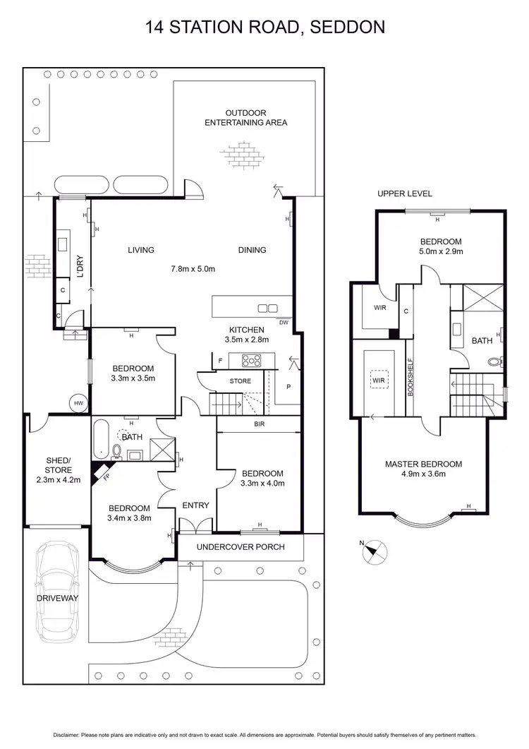 Floorplan of Homely house listing, 14 Station Road, Seddon VIC 3011